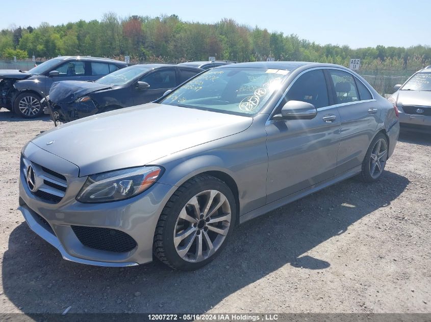 2015 Mercedes-Benz C 300 4Matic VIN: 55SWF4KBXFU005049 Lot: 12007272