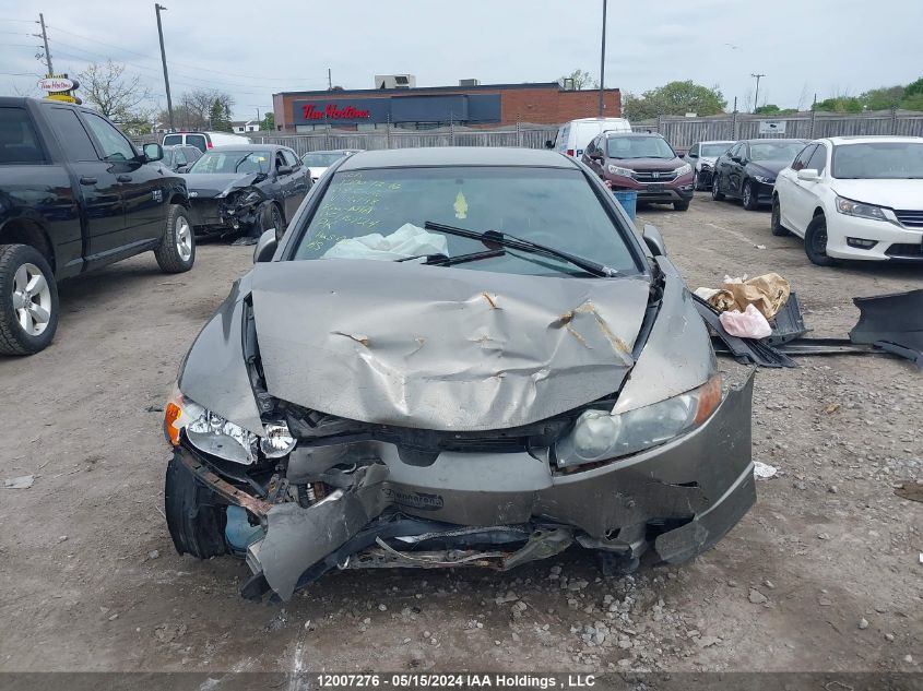 2008 Honda Civic Lx VIN: 2HGFA165X8H116198 Lot: 12007276