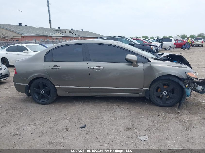 2008 Honda Civic Lx VIN: 2HGFA165X8H116198 Lot: 12007276