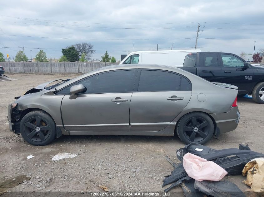2008 Honda Civic Lx VIN: 2HGFA165X8H116198 Lot: 12007276