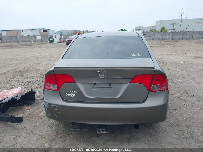 2008 Honda Civic Lx VIN: 2HGFA165X8H116198 Lot: 12007276