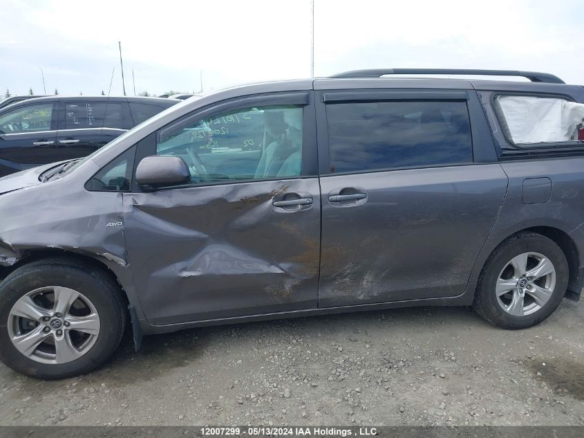 2012 Toyota Sienna Le VIN: 5TDKK3DC7CS238681 Lot: 12007299