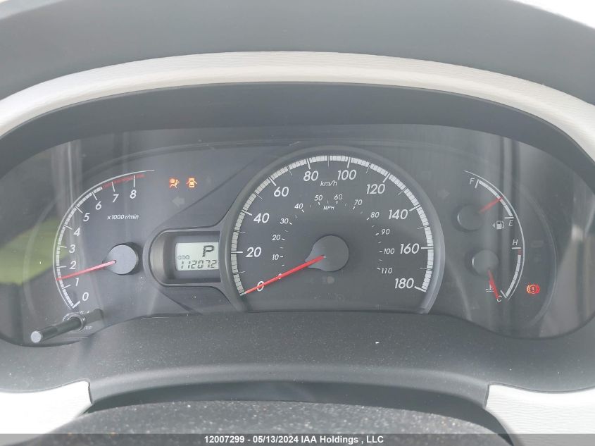 2012 Toyota Sienna Le VIN: 5TDKK3DC7CS238681 Lot: 12007299