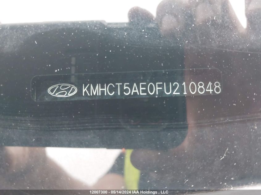 KMHCT5AE0FU210848 2015 Hyundai Accent