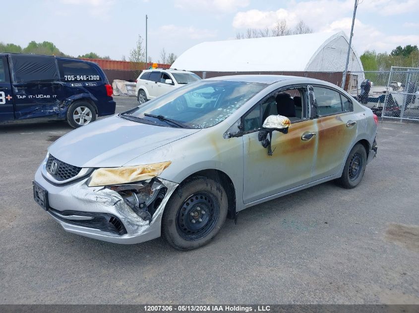 2014 Honda Civic Sedan VIN: 2HGFB2F40EH035037 Lot: 12007306