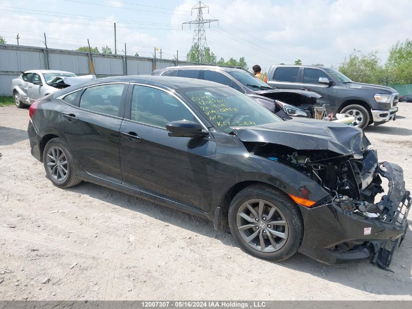 2020 Honda Civic Ex 4Dr VIN: 2HGFC2F70LH029212 Lot: 12007307