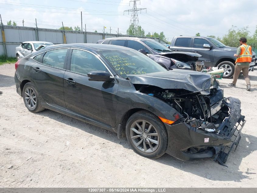 2020 Honda Civic Ex 4Dr VIN: 2HGFC2F70LH029212 Lot: 12007307