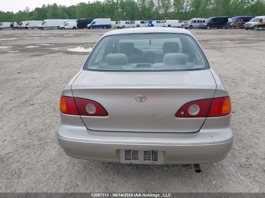 2002 Toyota Corolla Ce/Le/Sport VIN: 2T1BR12E02C883622 Lot: 12007311