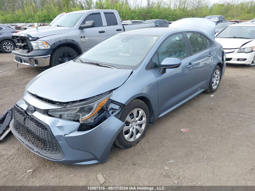 2020 Toyota Corolla L/Le/Xle VIN: 5YFBPRBE0LP015609 Lot: 12007315