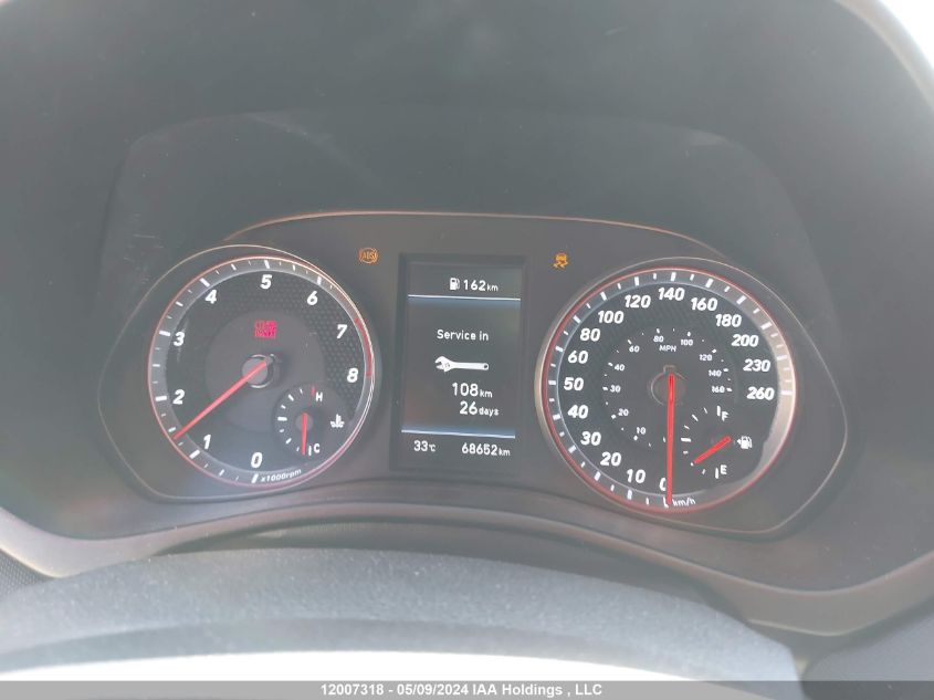 2019 Hyundai Veloster Turbo/Turbo R-Spec/Turbo Ultimate VIN: KMHTH6AB6KU002643 Lot: 12007318