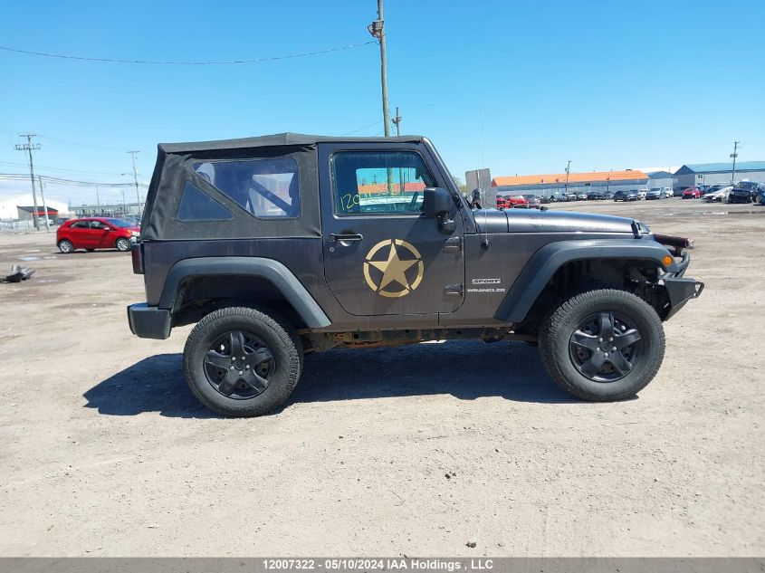 2016 Jeep Wrangler Sport VIN: 1C4AJWAG8GL246383 Lot: 12007322