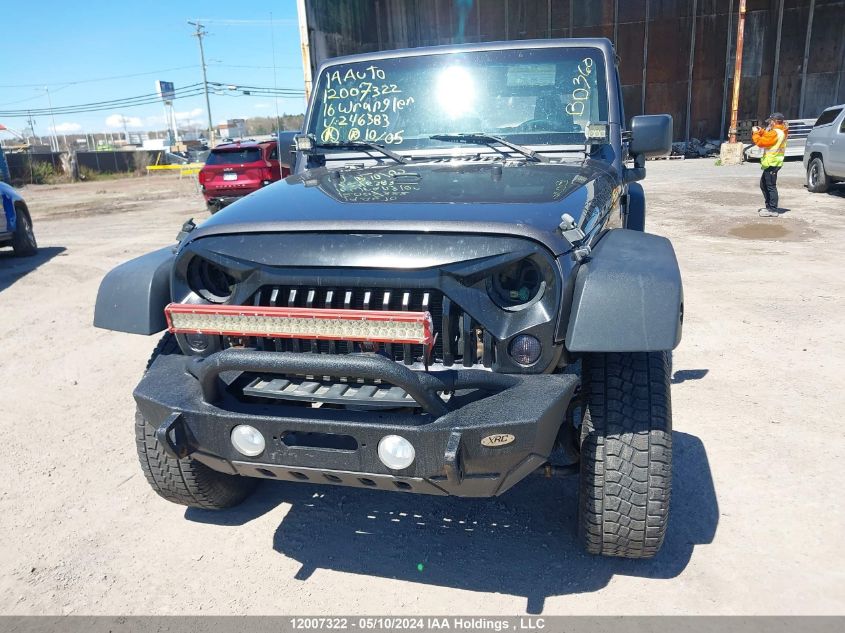 2016 Jeep Wrangler Sport VIN: 1C4AJWAG8GL246383 Lot: 12007322