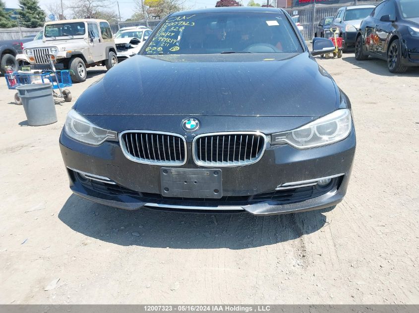 2015 BMW 3 Series VIN: WBA3B3C51FJ984839 Lot: 12007323