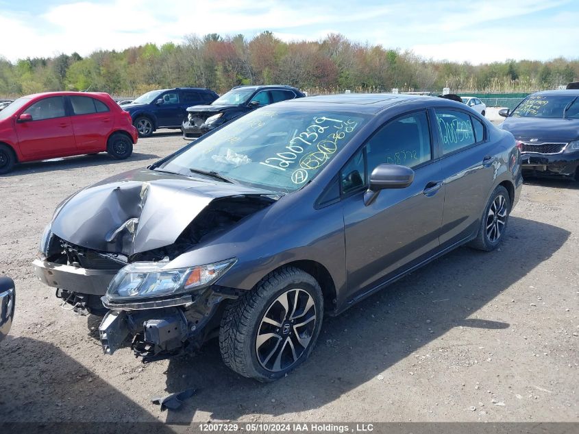 2015 Honda Civic Lx VIN: 2HGFB2F58FH018772 Lot: 12007329