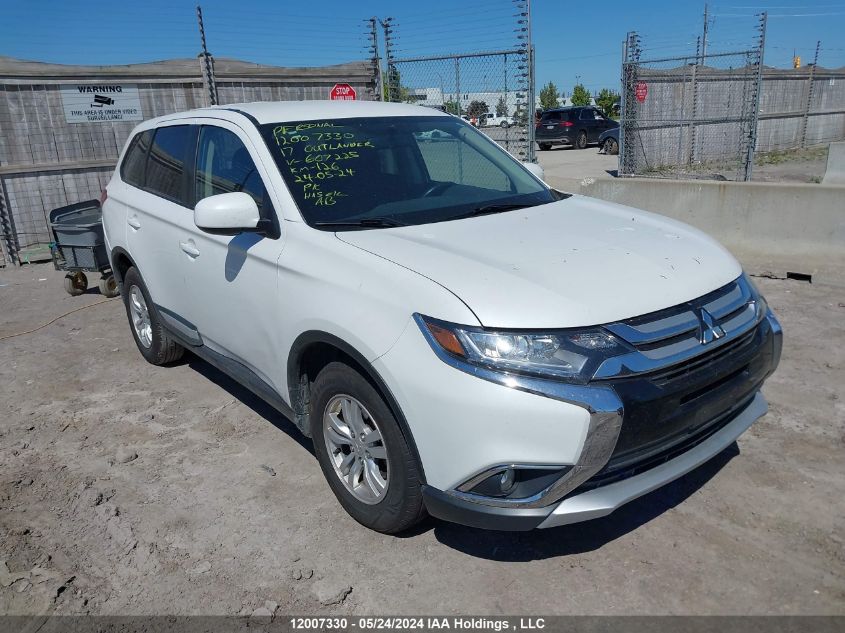 2017 Mitsubishi Outlander VIN: JA4AD2A32HZ607225 Lot: 12007330