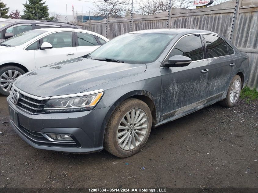 2017 Volkswagen Passat VIN: 1VWBT7A36HC001971 Lot: 12007334