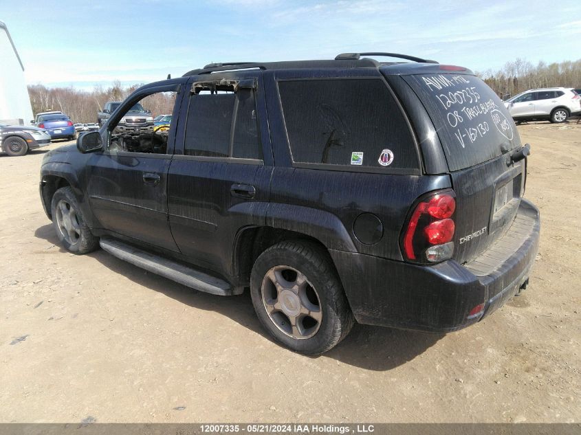 2008 Chevrolet Trailblazer VIN: 1GNDT13S882167130 Lot: 12007335