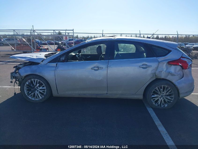 2018 Ford Focus Titanium VIN: 1FADP3N28JL296349 Lot: 12007345