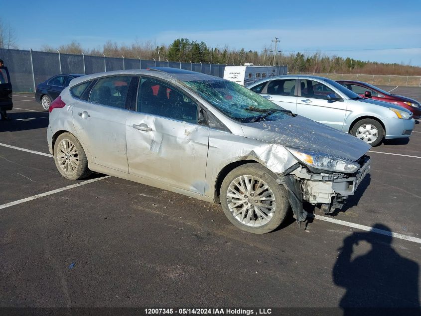 2018 Ford Focus Titanium VIN: 1FADP3N28JL296349 Lot: 12007345