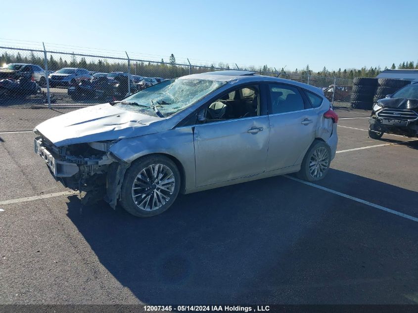 2018 Ford Focus Titanium VIN: 1FADP3N28JL296349 Lot: 12007345