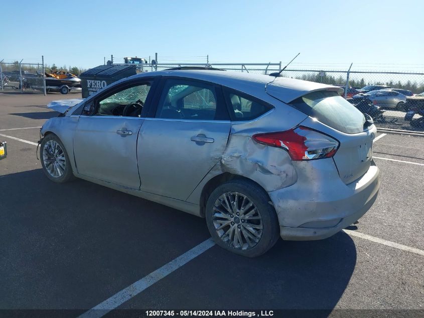 2018 Ford Focus Titanium VIN: 1FADP3N28JL296349 Lot: 12007345