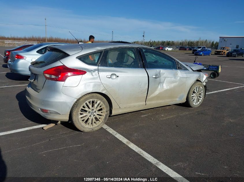 2018 Ford Focus Titanium VIN: 1FADP3N28JL296349 Lot: 12007345