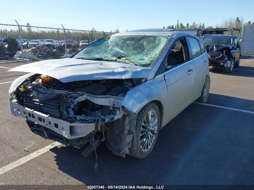 2018 Ford Focus Titanium VIN: 1FADP3N28JL296349 Lot: 12007345