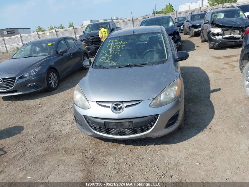 2014 Mazda Mazda2 VIN: JM1DE1KY4E0187925 Lot: 12007358