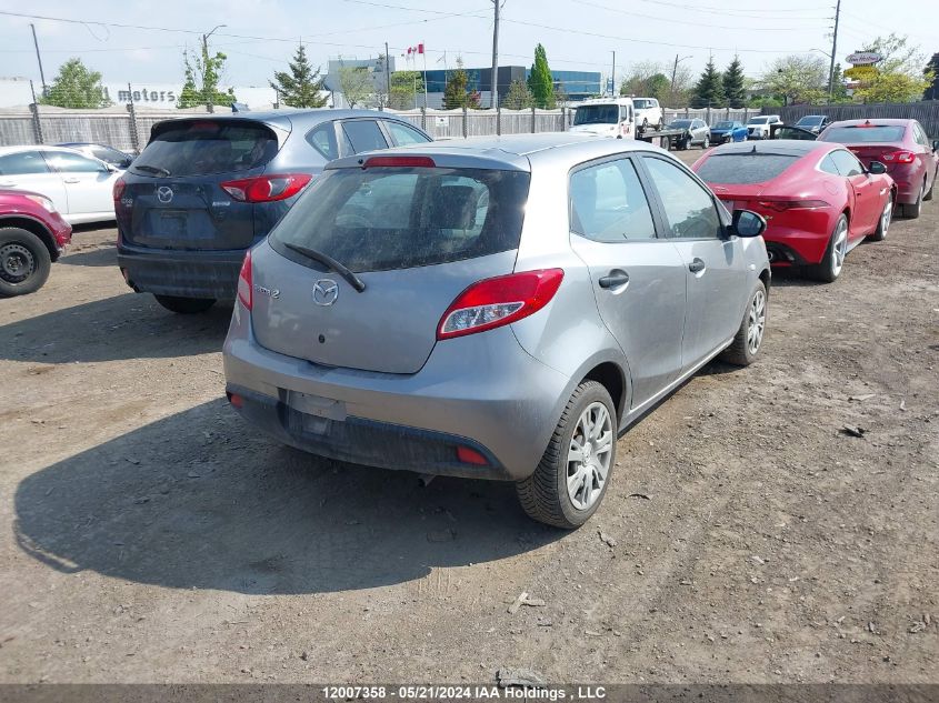 2014 Mazda Mazda2 VIN: JM1DE1KY4E0187925 Lot: 12007358