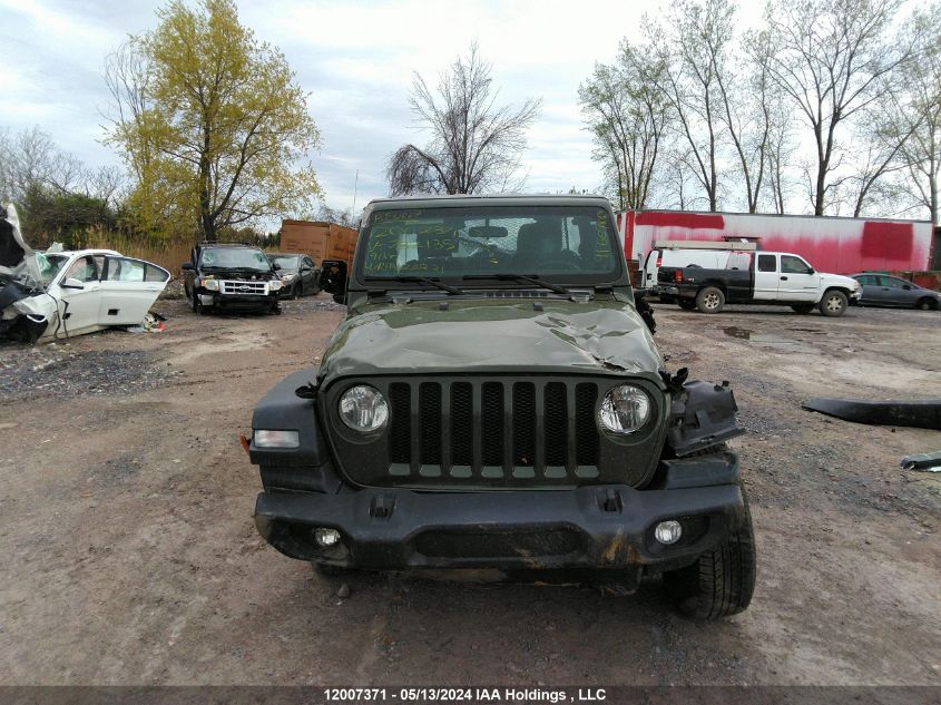 2021 Jeep Wrangler Unlimited Sport VIN: 1C4HJXDG6MW732135 Lot: 12007371