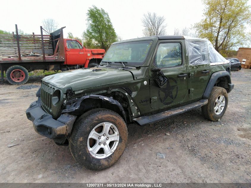 2021 Jeep Wrangler Unlimited Sport VIN: 1C4HJXDG6MW732135 Lot: 12007371