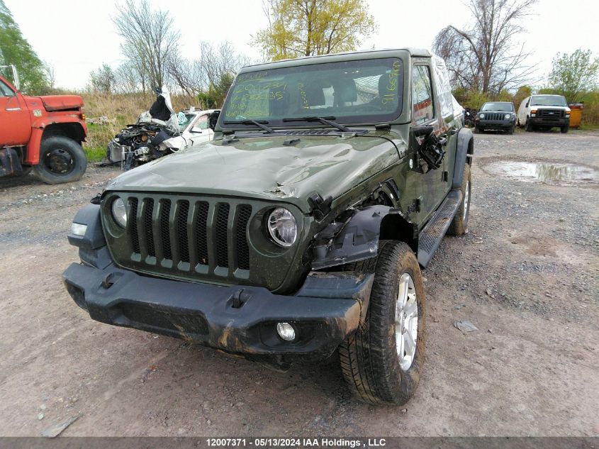 2021 Jeep Wrangler Unlimited Sport VIN: 1C4HJXDG6MW732135 Lot: 12007371