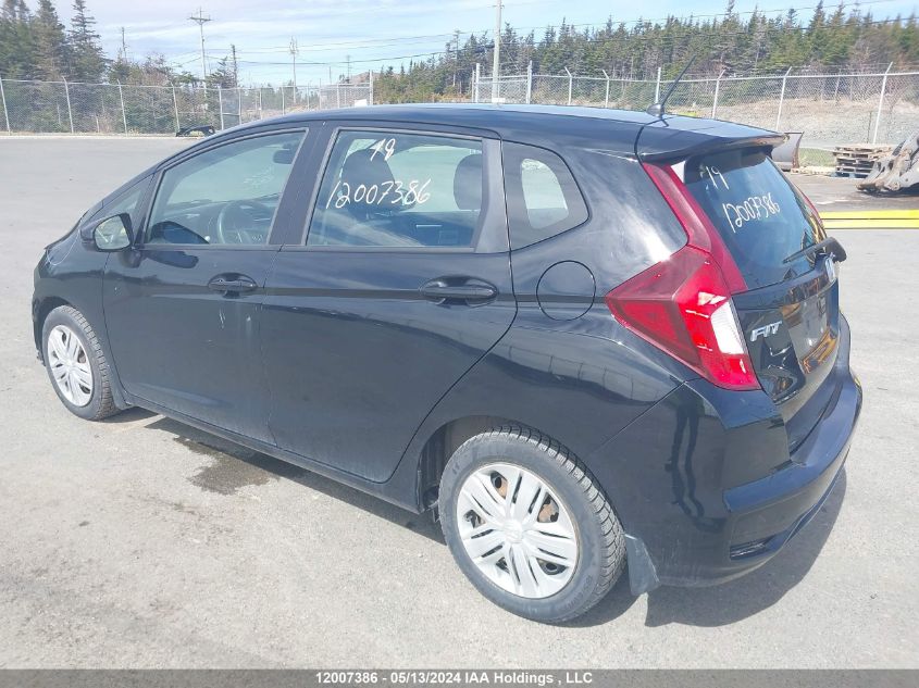 2019 Honda Fit Lx VIN: 3HGGK5H52KM100057 Lot: 12007386