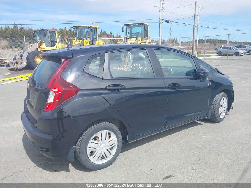 2019 Honda Fit Lx VIN: 3HGGK5H52KM100057 Lot: 12007386