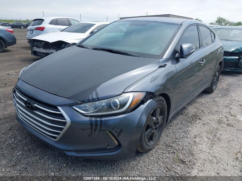 2018 Hyundai Elantra Sel/Value/Limited VIN: KMHD84LF0JU552427 Lot: 12007388