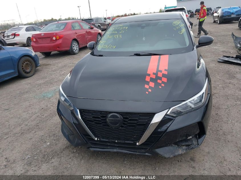 2021 Nissan Sentra VIN: 3N1AB8BV9MY312483 Lot: 12007399