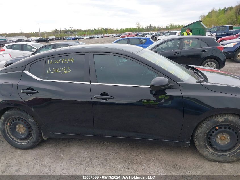 2021 Nissan Sentra VIN: 3N1AB8BV9MY312483 Lot: 12007399