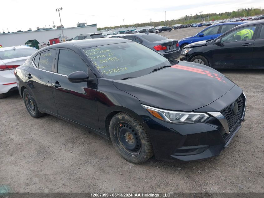 2021 Nissan Sentra VIN: 3N1AB8BV9MY312483 Lot: 12007399