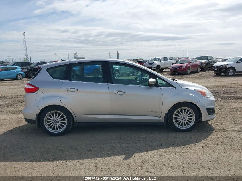 2014 Ford C-Max Hybrid Sel VIN: 1FADP5BU8EL509906 Lot: 12007412