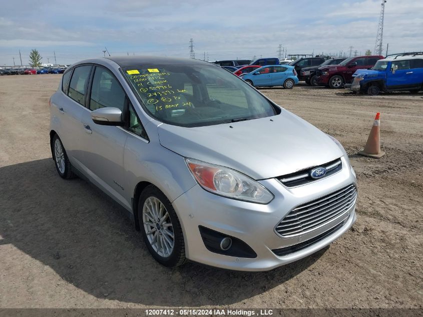 2014 Ford C-Max Hybrid Sel VIN: 1FADP5BU8EL509906 Lot: 12007412