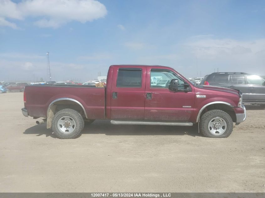 2005 Ford Super Duty F-350 Srw VIN: 1FTWW31P85EB27496 Lot: 12007417