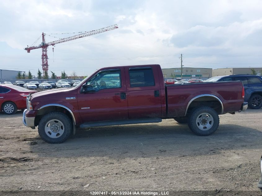 2005 Ford Super Duty F-350 Srw VIN: 1FTWW31P85EB27496 Lot: 12007417