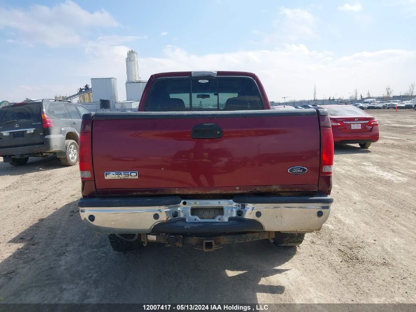 2005 Ford Super Duty F-350 Srw VIN: 1FTWW31P85EB27496 Lot: 12007417