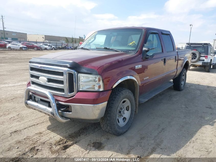 2005 Ford Super Duty F-350 Srw VIN: 1FTWW31P85EB27496 Lot: 12007417