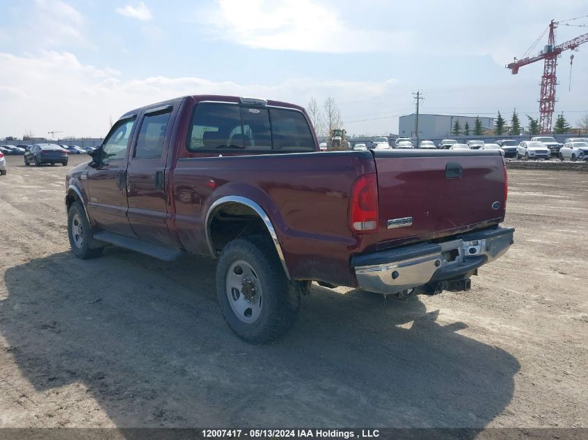 2005 Ford Super Duty F-350 Srw VIN: 1FTWW31P85EB27496 Lot: 12007417