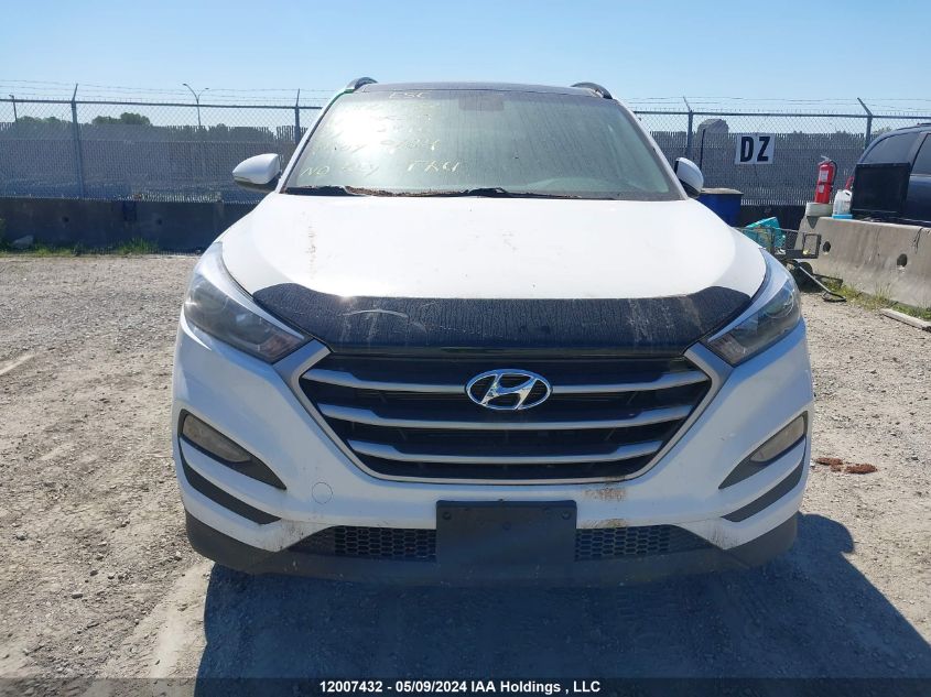 2018 Hyundai Tucson Limited/Sport And Eco/Se VIN: KM8J3CA40JU722976 Lot: 12007432