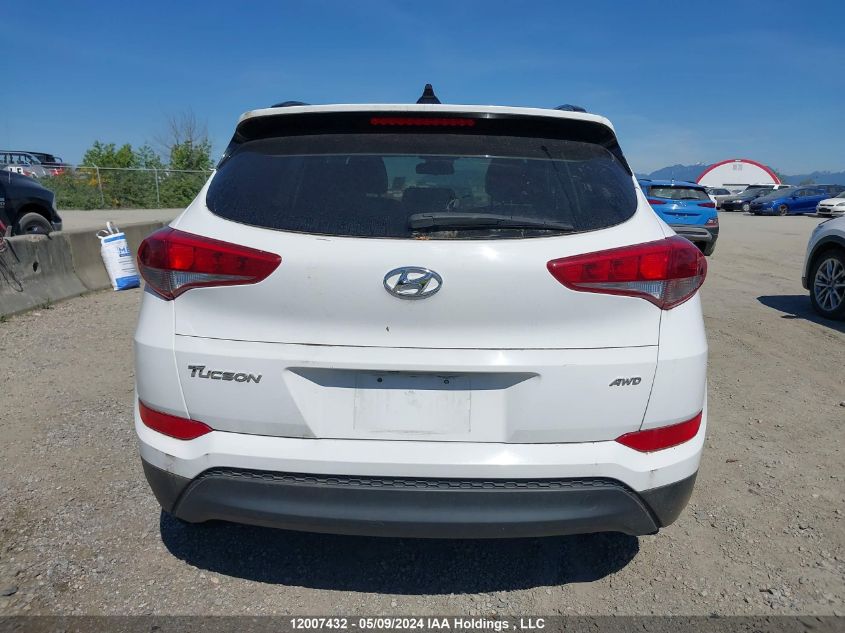 2018 Hyundai Tucson Limited/Sport And Eco/Se VIN: KM8J3CA40JU722976 Lot: 12007432