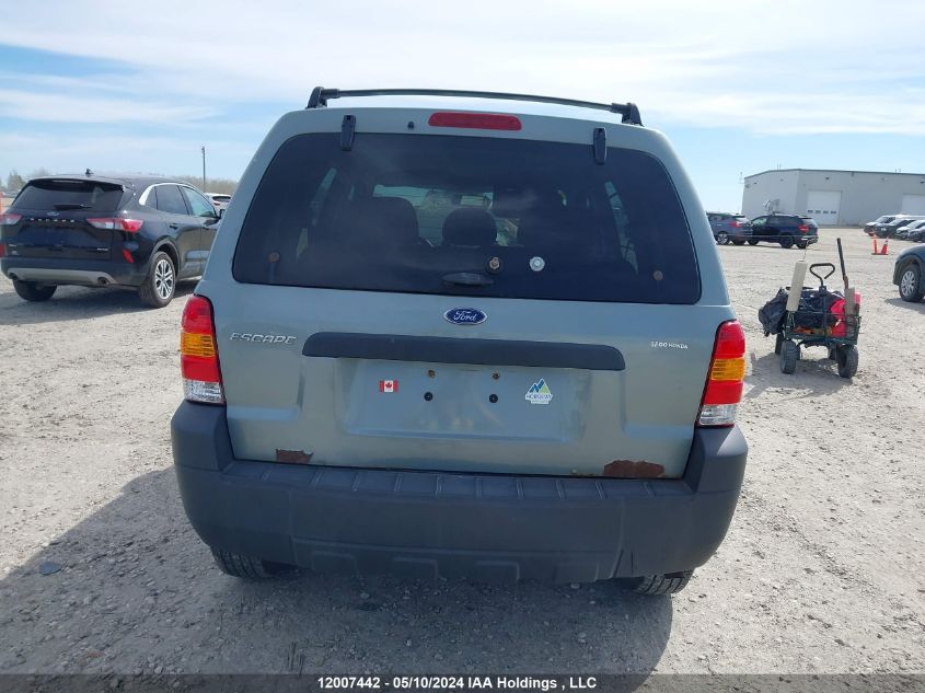 2006 Ford Escape VIN: 1FMYU02ZX6KB55182 Lot: 12007442