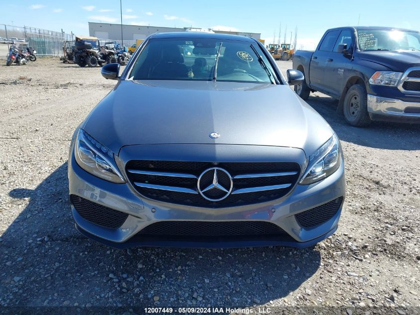 2017 Mercedes-Benz C 300 4Matic VIN: 55SWF4KB0HU182616 Lot: 12007449