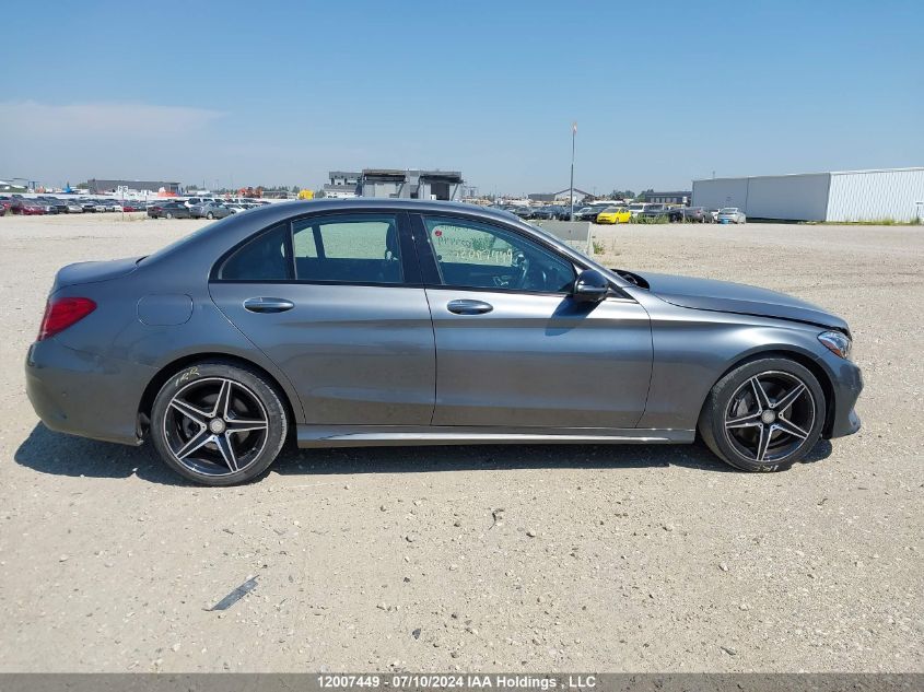 2017 Mercedes-Benz C 300 4Matic VIN: 55SWF4KB0HU182616 Lot: 12007449